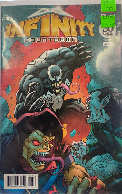 Comic Books Marvel Comics - Infinity Countdown (2018) 002 - Cover E Venom 30th Variant Edition (Cond. FN) - 4124 - Cardboard Memories Inc.