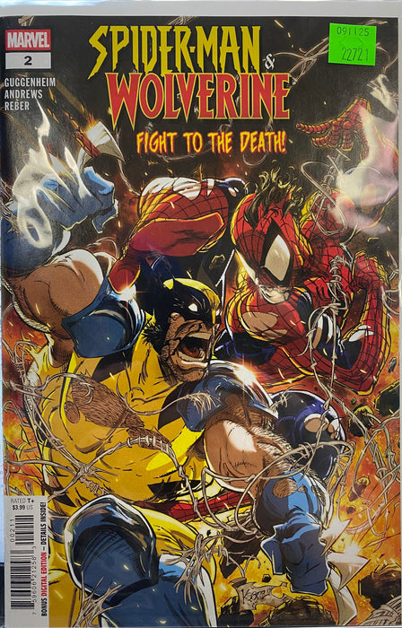 Comic Books Marvel Comics - Spider-Man and Wolverine (2025) 002 (Cond. VF) - 22721 - Cardboard Memories Inc.