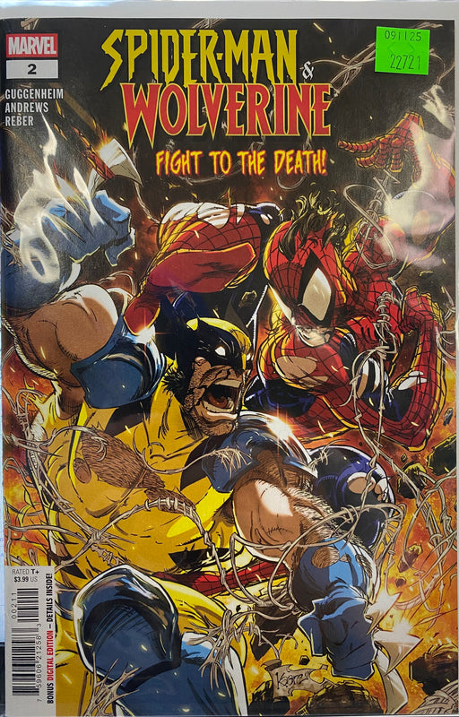 Comic Books Marvel Comics - Spider-Man and Wolverine (2025) 002 (Cond. VF) - 22721 - Cardboard Memories Inc.