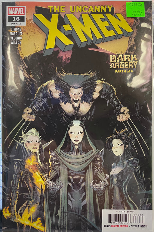 Comic Books Marvel Comics - Uncanny X-Men (2024) 016 (Cond. VF-) - 22725 - Cardboard Memories Inc.