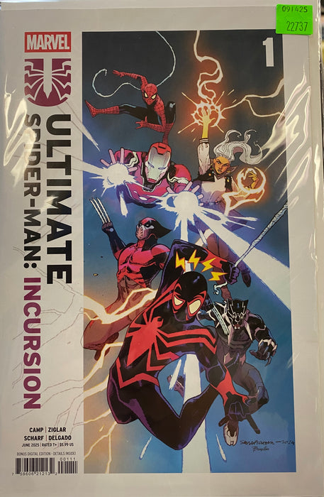 Comic Books Marvel Comics - Ultimate Spider-Man Incursion (2025) 001 (Cond. VF-) - 22737 - Cardboard Memories Inc.