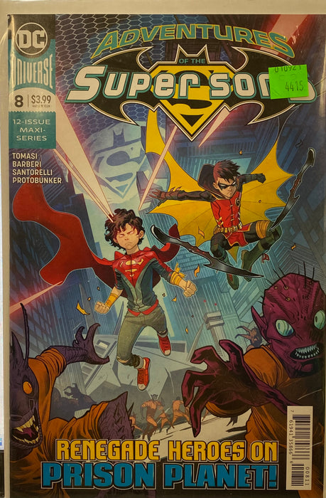 Comic Books DC Comics - Adventures of Super Sons (2018) 008 (Cond. VG/FN) - 4415 - Cardboard Memories Inc.
