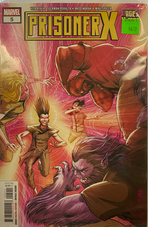 Comic Books Marvel Comics - Age of X-Man Prisoner X (2019) 005 of 5 (Cond. FN) - 4419 - Cardboard Memories Inc.