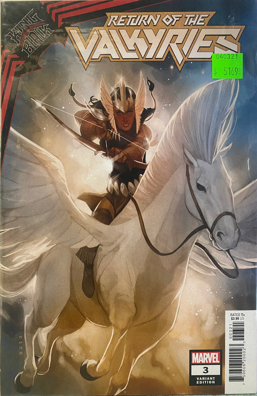 Comic Books Marvel Comics - King in Black - Return of the Valkyries (2021) 003 - Cover B Noto Valkyries Variant Edition (Cond. VF-) - 5169 - Cardboard Memories Inc.