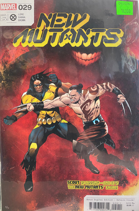 Comic Books Marvel Comics - New Mutants (2020) 029 (Cond. VF-) - 14300 - Cardboard Memories Inc.