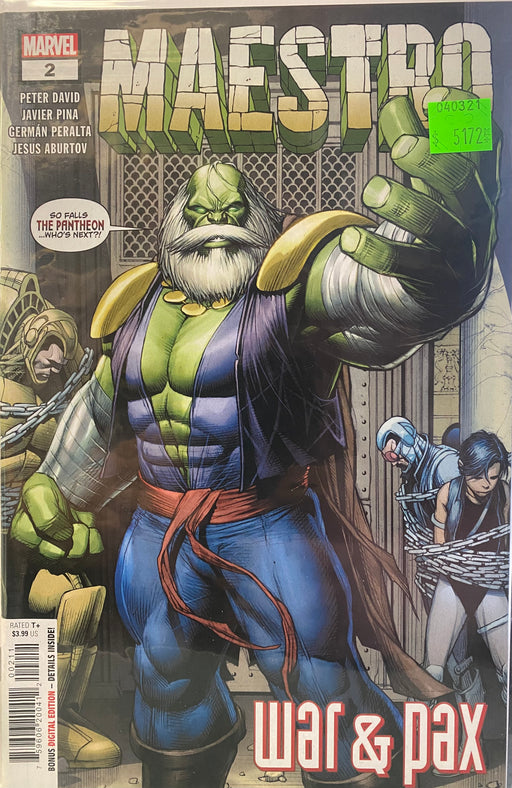 Comic Books Marvel Comics - Maestro War & Pax (2021) 002 (Cond. VF-) - 5172 - Cardboard Memories Inc.