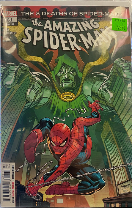 Comic Books Marvel Comics - Amazing Spider-Man (2022 7th Series) 061 (Cond. VF-) - 22850 |
Cardboard Memories Inc.
7596062020030611