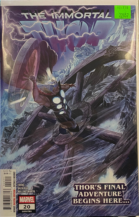 Comic Books Marvel Comics - Immortal Thor (2024) 020 (Cond. VF-) - 22857 |
Cardboard Memories Inc.
75960620664302011