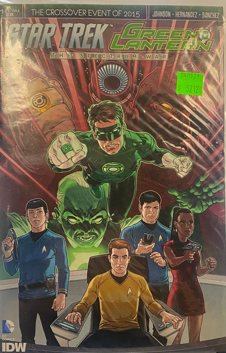 Comic Books IDW Comics - Star Trek Green Lantern (2015) 001 (Cond. FN) - 5212 - Cardboard Memories Inc.