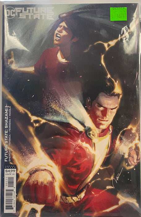 Comic Books DC Comics - Future State Shazam (2021) 001 - Cover B Variant Edition (Cond. FN/VF) - 4674 - Cardboard Memories Inc.