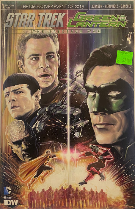 Comic Books IDW Comics - Star Trek Green Lantern (2015) 004 - Cover B Variant Edition (Cond. VF-) - 5214 - Cardboard Memories Inc.