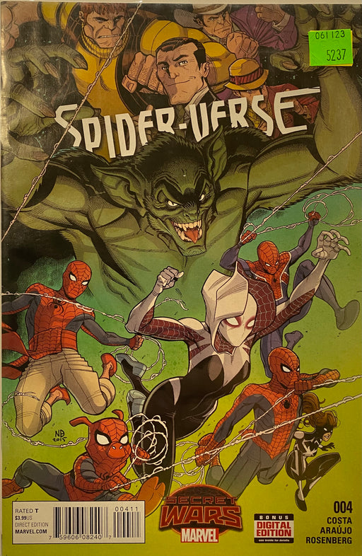 Comic Books Marvel Comics - Spider-Verse (2015 2nd Series) 004 (Cond. VF-) - 5237 - Cardboard Memories Inc.