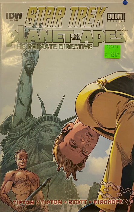 Comic Books IDW Comics - Star Trek Planet of the Apes The Primate Directive (2014) 002 (Cond. VF-) - 5217 - Cardboard Memories Inc.