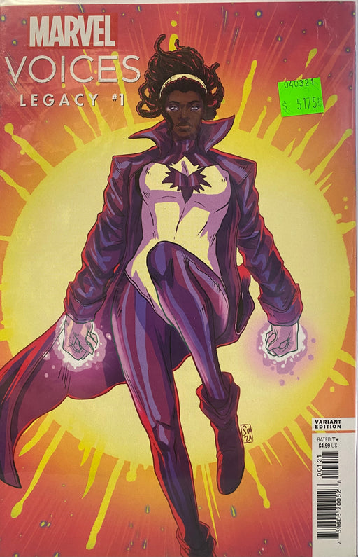 Comic Books Marvel Comics - Marvels Voices Legacy (2021) 001 - Cover B Souza Variant Edition (Cond. VF-) - 5175 - Cardboard Memories Inc.