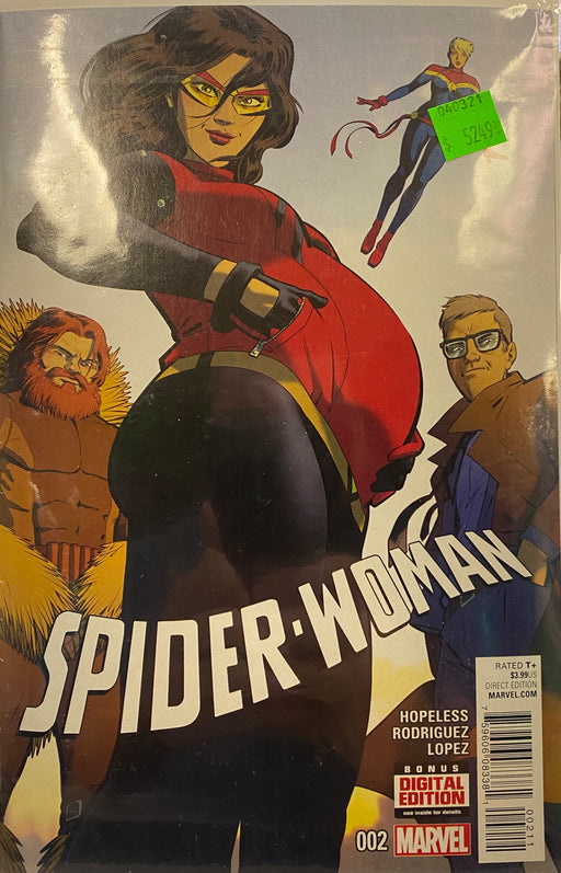 Comic Books Marvel Comics - Spider-Woman (2015 6th Series) 002 (Cond. VF-) - 5249 - Cardboard Memories Inc.