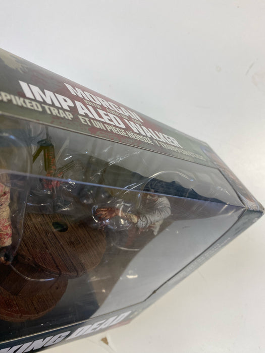 Action Figures and Toys McFarlane Toys - Walking Dead  - Series 8 - Morgan with Impaled Walker - Action Figure *DAMAGED BOX* - Cardboard Memories Inc.
