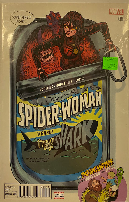 Comic Books Marvel Comics - Spider-Woman (2015 6th Series) 008 (Cond. VF-) - 5252 - Cardboard Memories Inc.
