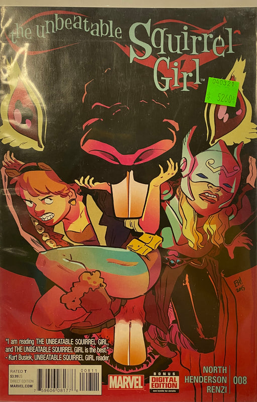 Comic Books Marvel Comics - Unbeatable Squirrel Girl (2015 1st Series) 008 (Cond. VF-) - 5260 - Cardboard Memories Inc.