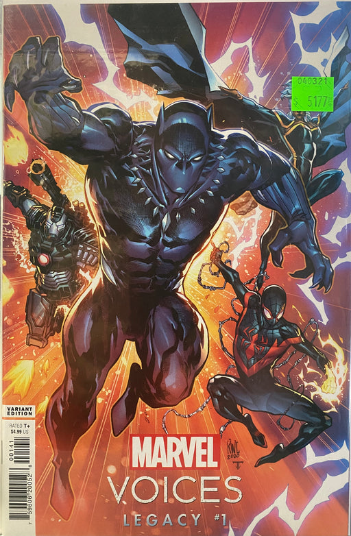 Comic Books Marvel Comics - Marvels Voices Legacy (2021) 001 - Cover D Lashley Variant Edition (Cond. VF-) - 5177 - Cardboard Memories Inc.