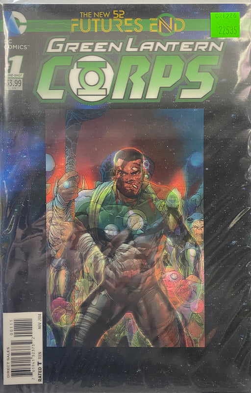 Comic Books DC Comics - Green Lantern Corps Future's End (2014) 001 - Cover A Lenticular Variant Edition (Cond. FN) - 22535 - Cardboard Memories Inc.