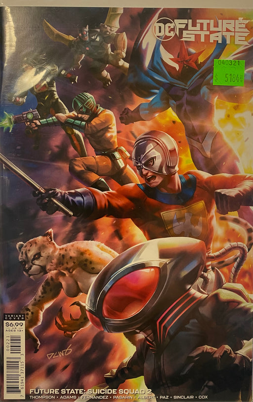 Comic Books DC Comics - Future State - Suicide Squad (2021) 002 - Cover B Card Stock Variant Edition (Cond. VF-) - 5184 - Cardboard Memories Inc.