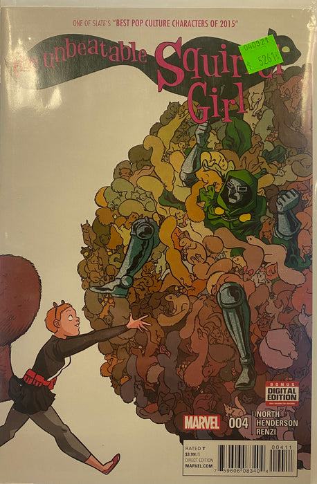Comic Books Marvel Comics - Unbeatable Squirrel Girl (2015 2nd Series) 004 (Cond. VF-) - 5261 - Cardboard Memories Inc.
