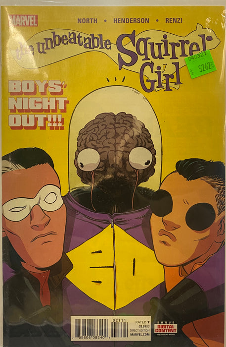 Comic Books Marvel Comics - Unbeatable Squirrel Girl (2015 2nd Series) 021 (Cond. VF-) - 5262 - Cardboard Memories Inc.