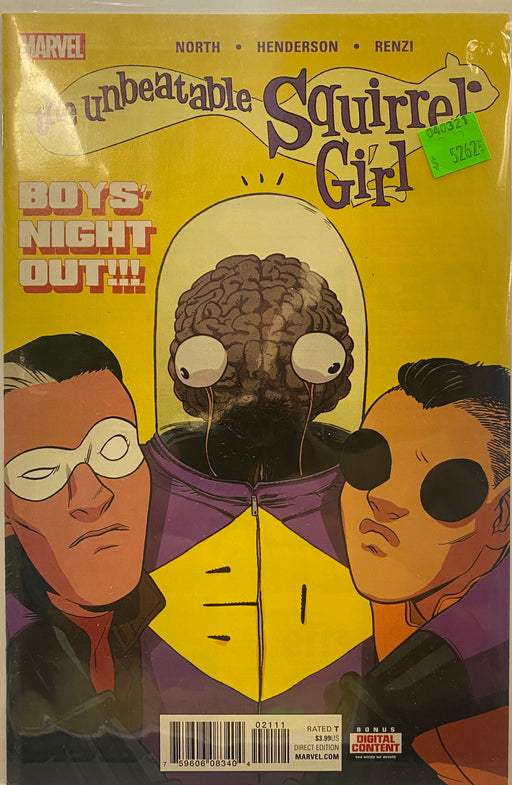 Comic Books Marvel Comics - Unbeatable Squirrel Girl (2015 2nd Series) 021 (Cond. VF-) - 5262 - Cardboard Memories Inc.