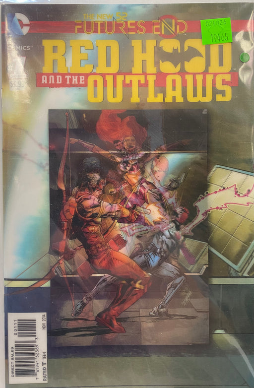 Comic Books DC Comics - Red Hood Outlaws Futures End (2014) 001 - Cover A Lenticular Variant Edition (Cond. VF-) - 19465 - Cardboard Memories Inc.
