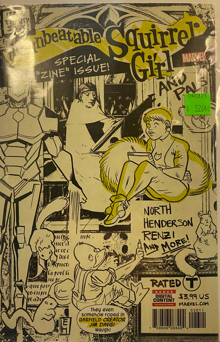 Comic Books Marvel Comics - Unbeatable Squirrel Girl (2015 2nd Series) 026 (Cond. VF-) - 5264 - Cardboard Memories Inc.