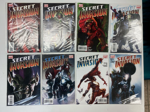 Comic Books Marvel Comics - Secret Invasion (2008) 001-008 Full Set (Cond. FN- to VF-) 21566 | Cardboard Memories Inc. 