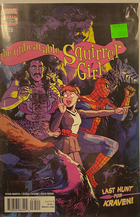 Comic Books Marvel Comics - Unbeatable Squirrel Girl (2015 2nd Series) 035 (Cond. VF-) - 5269 - Cardboard Memories Inc.