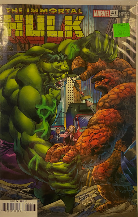 Comic Books Marvel Comics - Immortal Hulk (2018) 041 - Cover B Bennet Variant Edition (Cond. VF-) - 5311 - Cardboard Memories Inc.