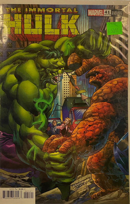 Comic Books Marvel Comics - Immortal Hulk (2018) 041 - Cover B Bennet Variant Edition (Cond. VF-) - 5311 - Cardboard Memories Inc.