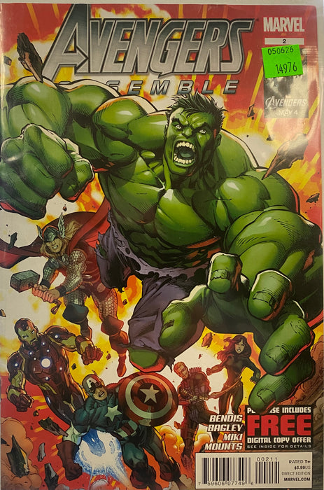 Comic Books, Hardcovers & Trade Paperbacks Marvel Comics - Avengers Assemble (2012) 002 (Cond. VF-) - 14976 - Cardboard Memories Inc.