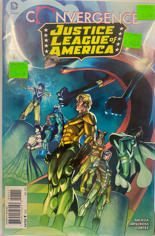 Comic Books DC Comics - Convergence Justice League of America (2015) 001 of 2 (Cond. VF-) - 4527 - Cardboard Memories Inc.