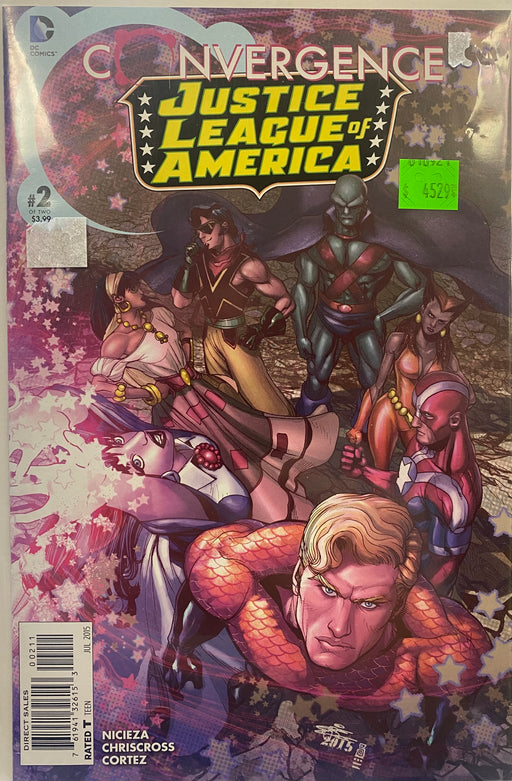Comic Books DC Comics - Convergence Justice League of America (2015) 002 (Cond. VF-) - 4529 - Cardboard Memories Inc.