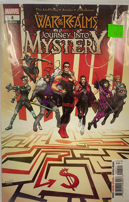 Comic Books Marvel Comics - War of The Realms Journey into Mystery (2019) 004 (Cond. VF-) - 4571 - Cardboard Memories Inc.