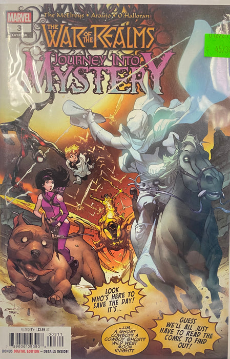 Comic Books Marvel Comics - War of The Realms Journey into Mystery (2019) 003 (Cond. VF-) - 4573 - Cardboard Memories Inc.