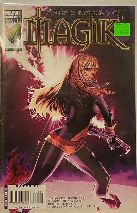 Comic Books Marvel Comics - X-Men Return of Magik (2008) 001 (Cond. VF-) - 4576 - Cardboard Memories Inc.