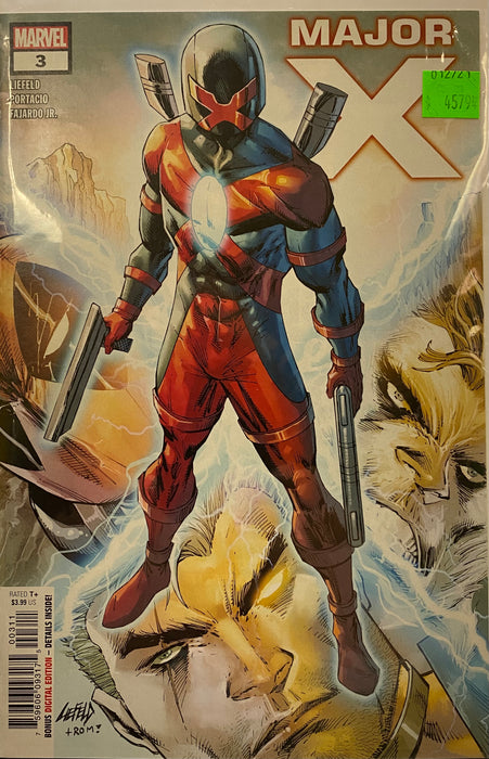 Comic Books Marvel Comics - Major X (2019) 003 (Cond. VF-) - 4579 - Cardboard Memories Inc.