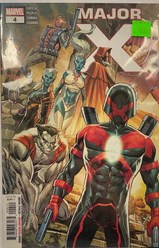 Comic Books Marvel Comics - Major X (2019) 004 (Cond. VF-) - 4580 - Cardboard Memories Inc.