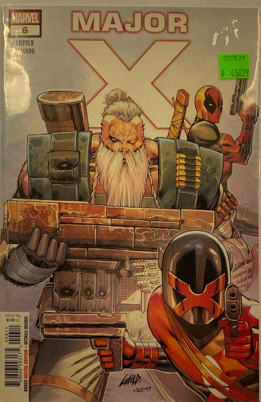 Comic Books Marvel Comics - Major X (2019) 006 (Cond. VF-) - 4582 - Cardboard Memories Inc.