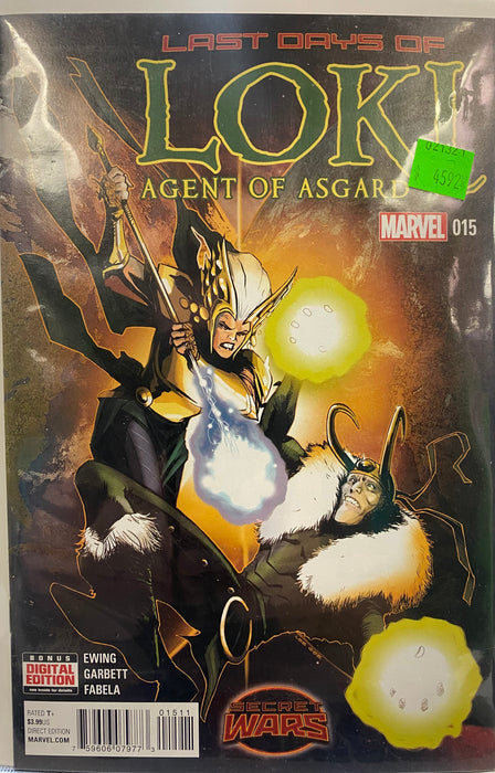Comic Books Marvel Comics - Loki Agent of Asgard (2014) 015 (Cond. VF-) - 4592 - Cardboard Memories Inc.