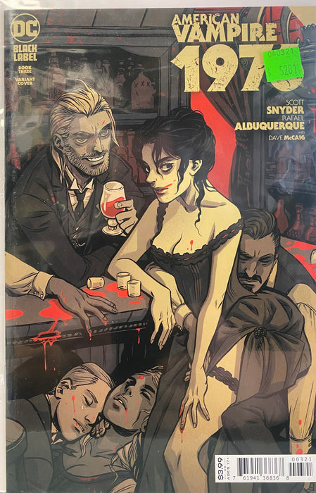 Comic Books DC Comics - American Vampire 1976 (2020) 003 - Cover B Cloonan Variant Edition (Cond. VF-) - 5281 - Cardboard Memories Inc.
