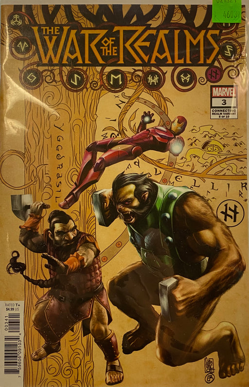 Comic Books Marvel Comics - War of The Realms (2019) 003 - Cover C Connecting Variant Edition (Cond. VF-) - 4603 - Cardboard Memories Inc.