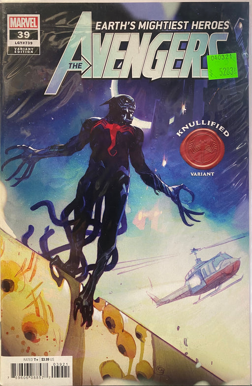 Comic Books Marvel Comics - Avengers (2018 8th Series) 039 - Cover B Tocchini Knullified Variant Edition (Cond. VF-) - 5283 - Cardboard Memories Inc.