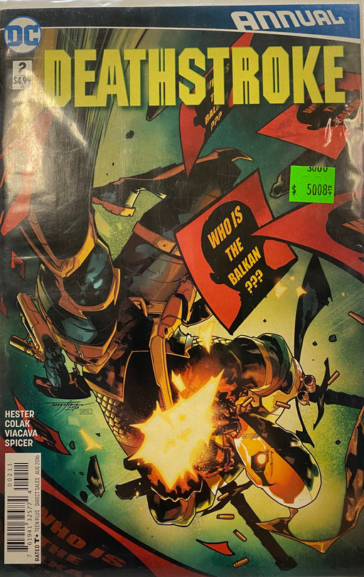 Comic Books DC Comics - Deathstroke Annual (2014 2nd Series) 002 (Cond. VF-) - 5008 - Cardboard Memories Inc.