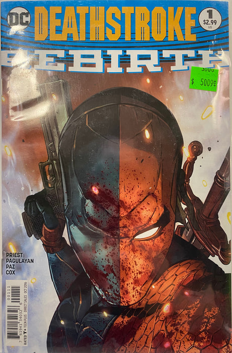 Comic Books DC Comics - Deathstroke Rebirth (2016) 001 (Cond. VF-) - 5009 - Cardboard Memories Inc.