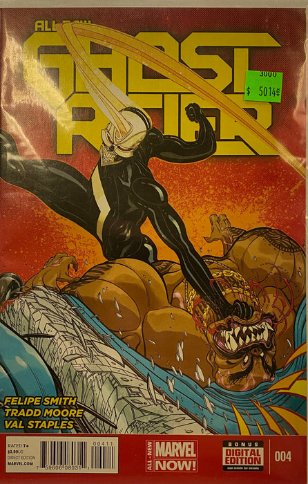 Comic Books Marvel Comics - All-New Ghost Rider (2019) 004 (Cond. VF-) - 5014 - Cardboard Memories Inc.